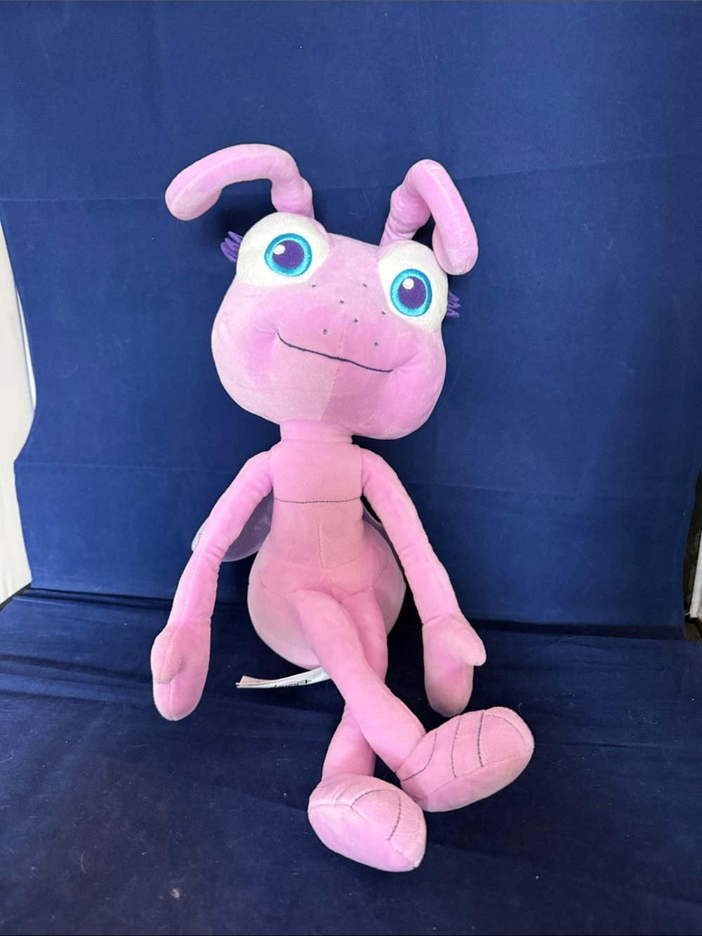 Disney Dot Pink Ant Plush with Blue Eyes